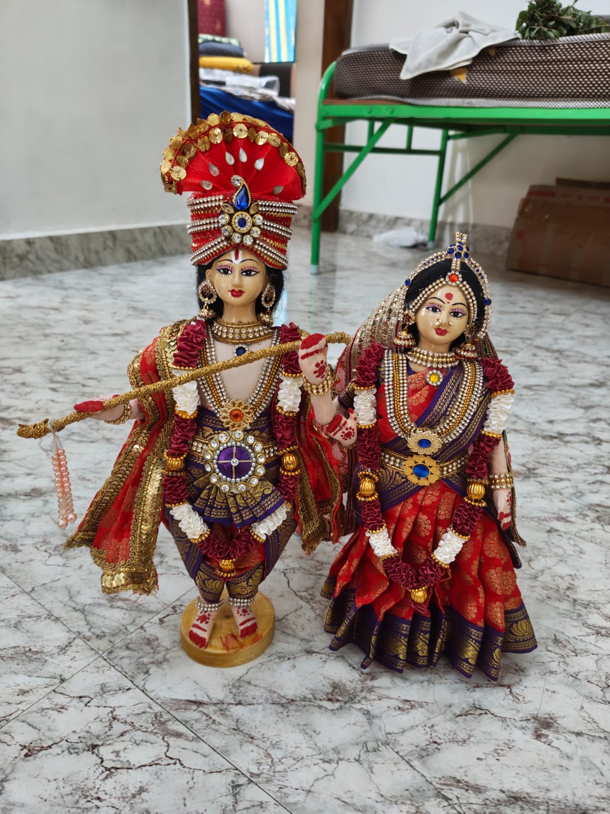 Krishna - 12 inches Handmade doll Radha krishna