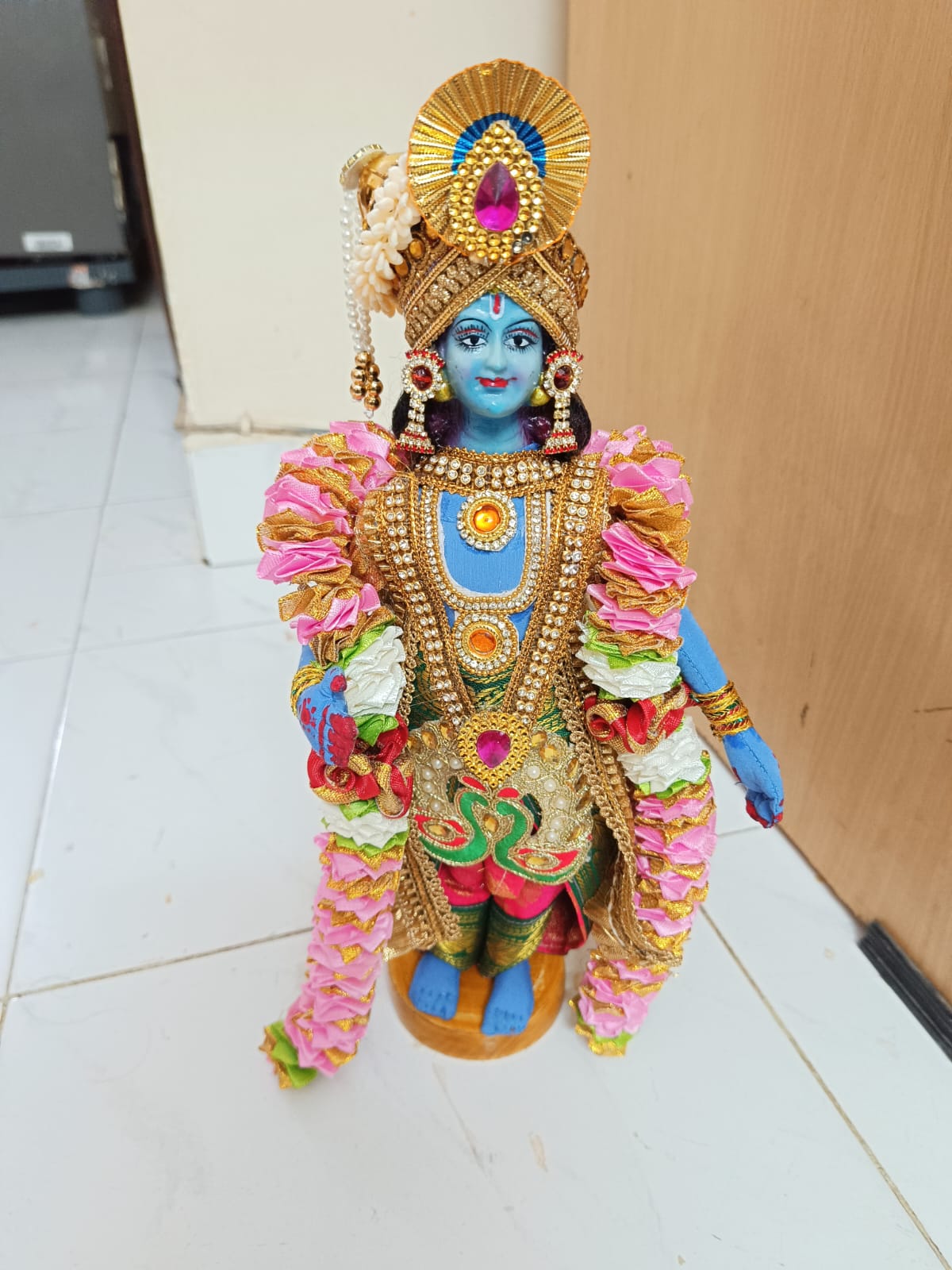 Krishna - 12 inches handmade krishna doll