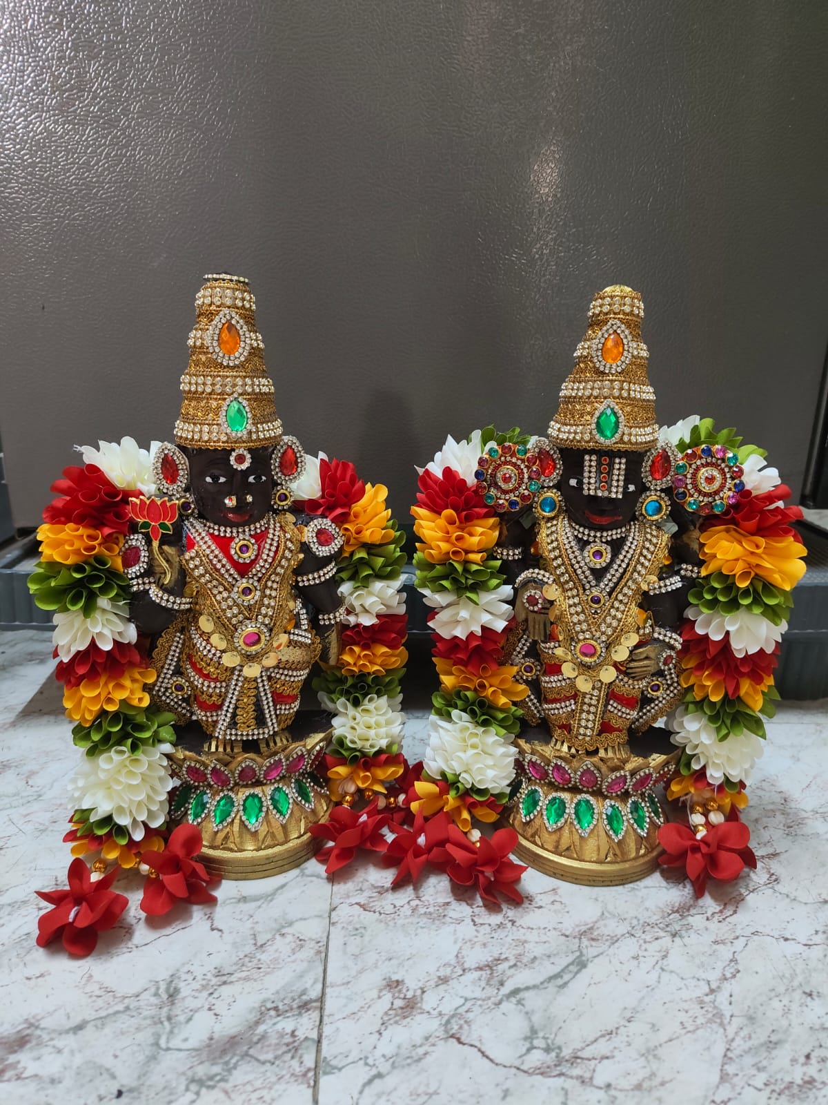 Marappachi - 10 inch - Marappachi doll with stone work