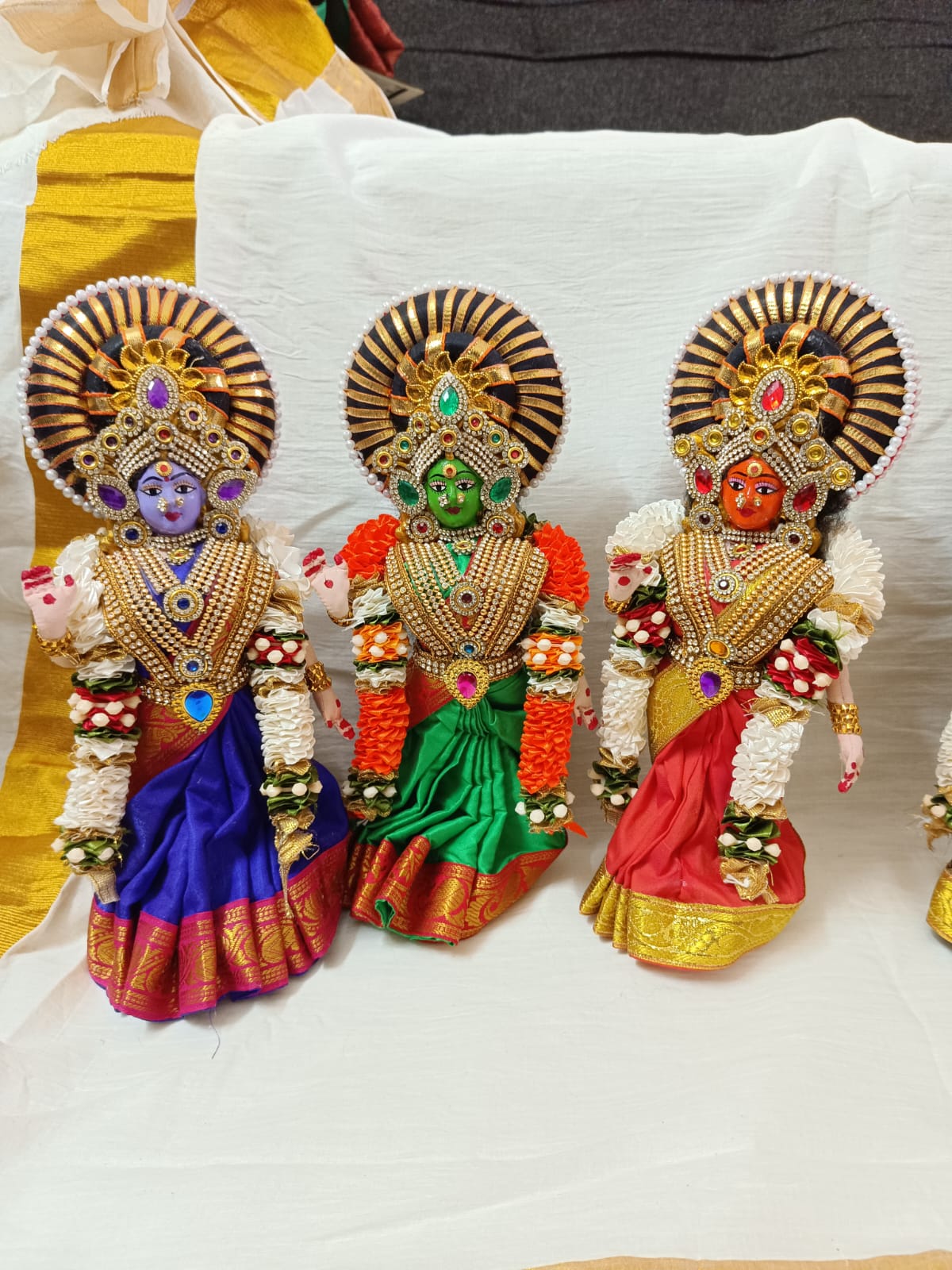 Navadurga - 12 inches handmade Navadurga doll 1-3