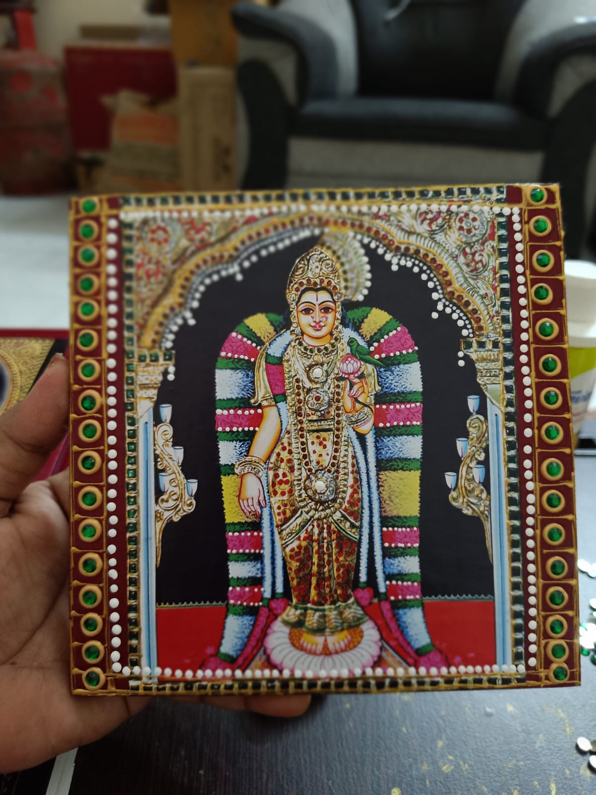 Return gifts - Frame 6X6 - Andal idol