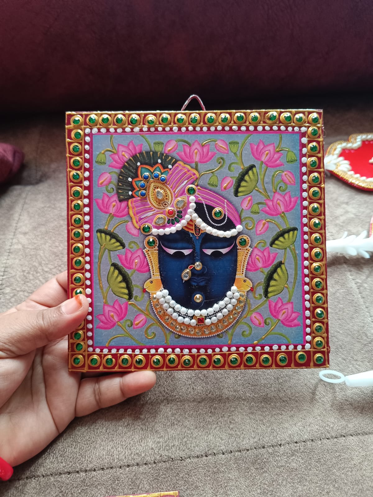 Return gifts - Frame 6X6 - Shrinathji idol