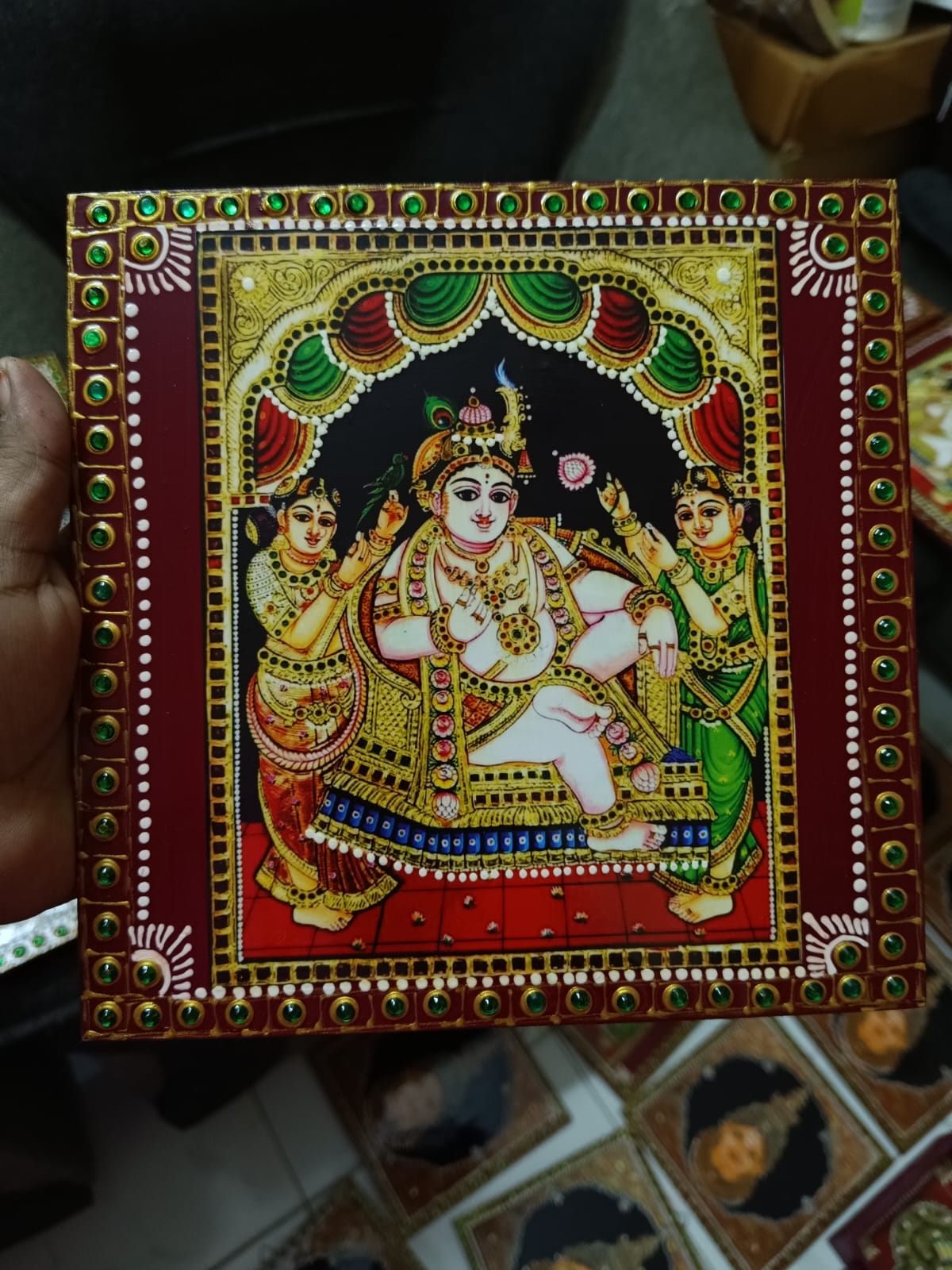 Return gifts - Frame 8X8 - Krishna idol