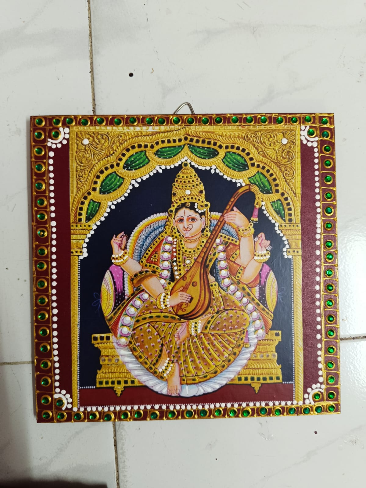 Return gifts - Frame 8x8 - Saraswathi idol