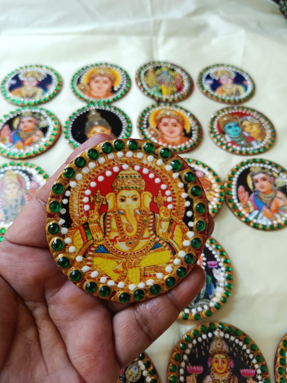 Return gifts - 3 inches Fridge magnet - Ganapathy idol