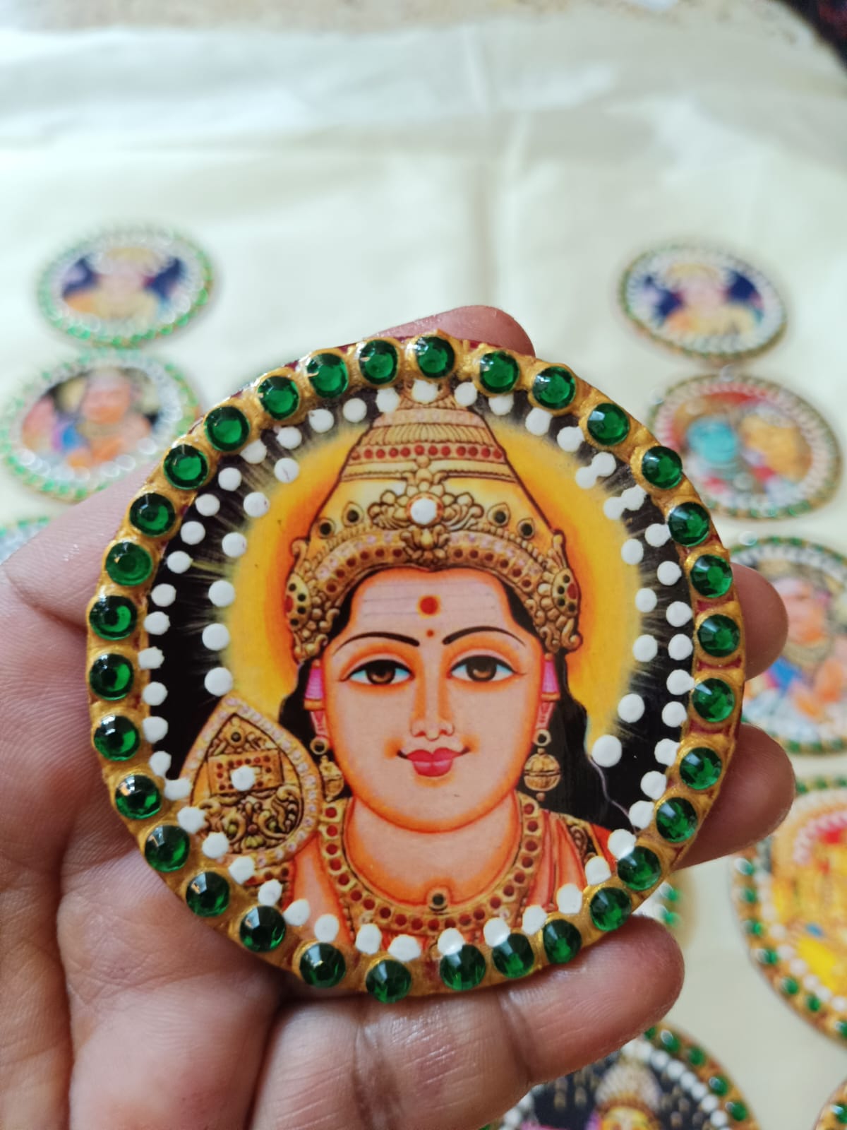 Return gifts - 3 inches Fridge magnet - Murugar idol