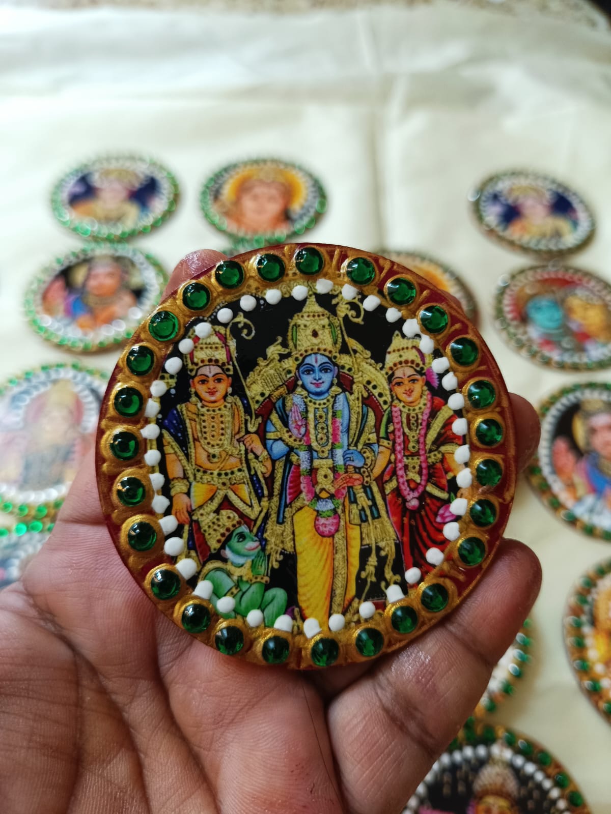 Return gifts - 3 inches Fridge magnet - Ramar idol