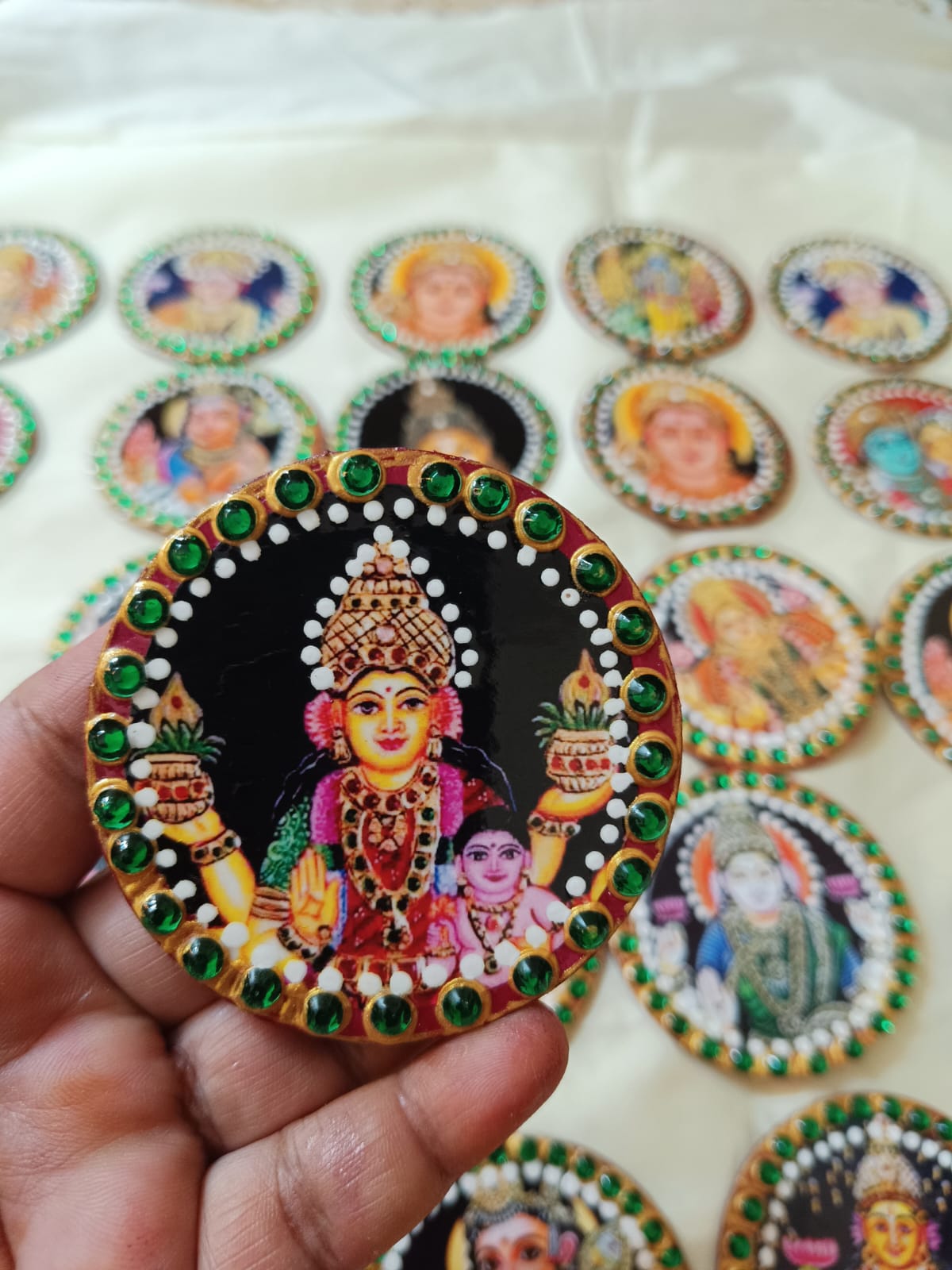 Return gifts - 3 inches Fridge magnet - Santhana lekshmi