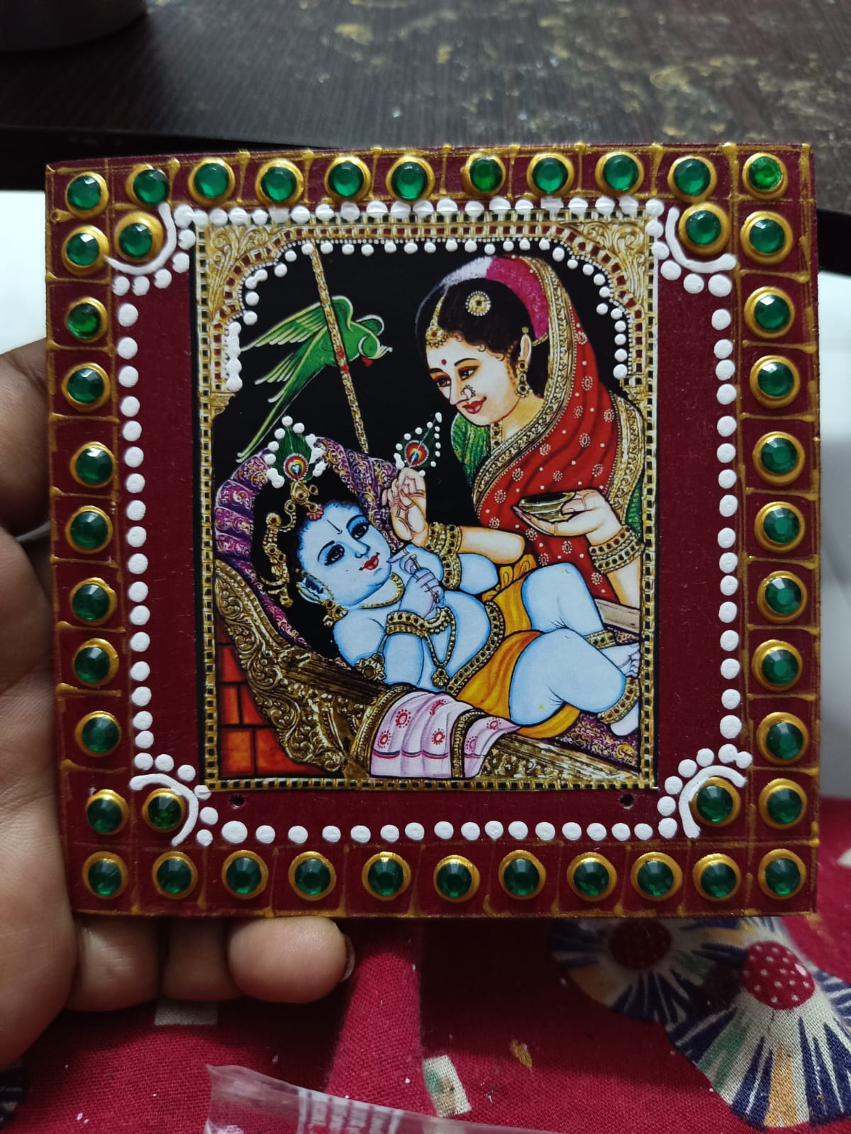 Return gifts - 4x4 Fridge magnet - Krishna