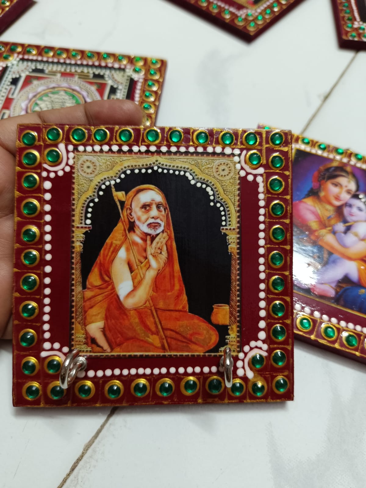 Return gifts - 4X4 Key holder - Kanchi maha periyavar