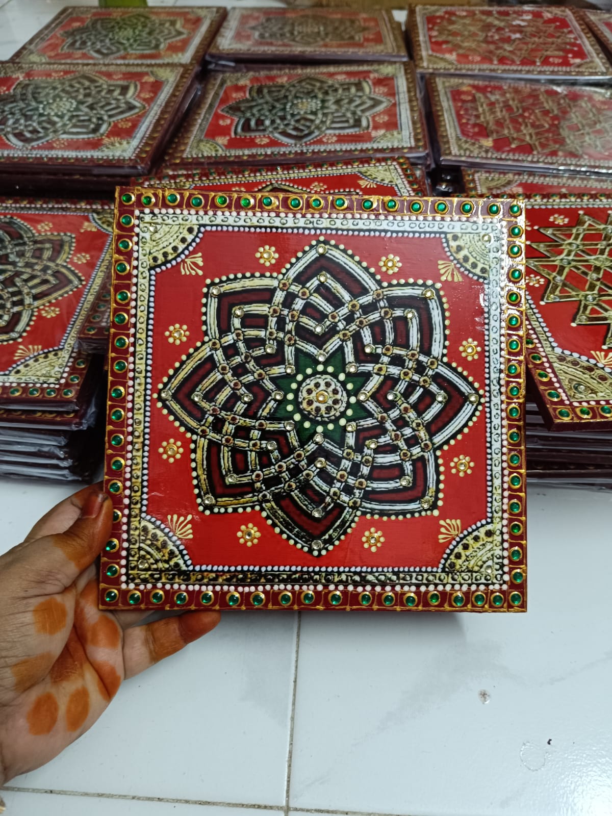Return gifts - Manai 8x8 - Kolam