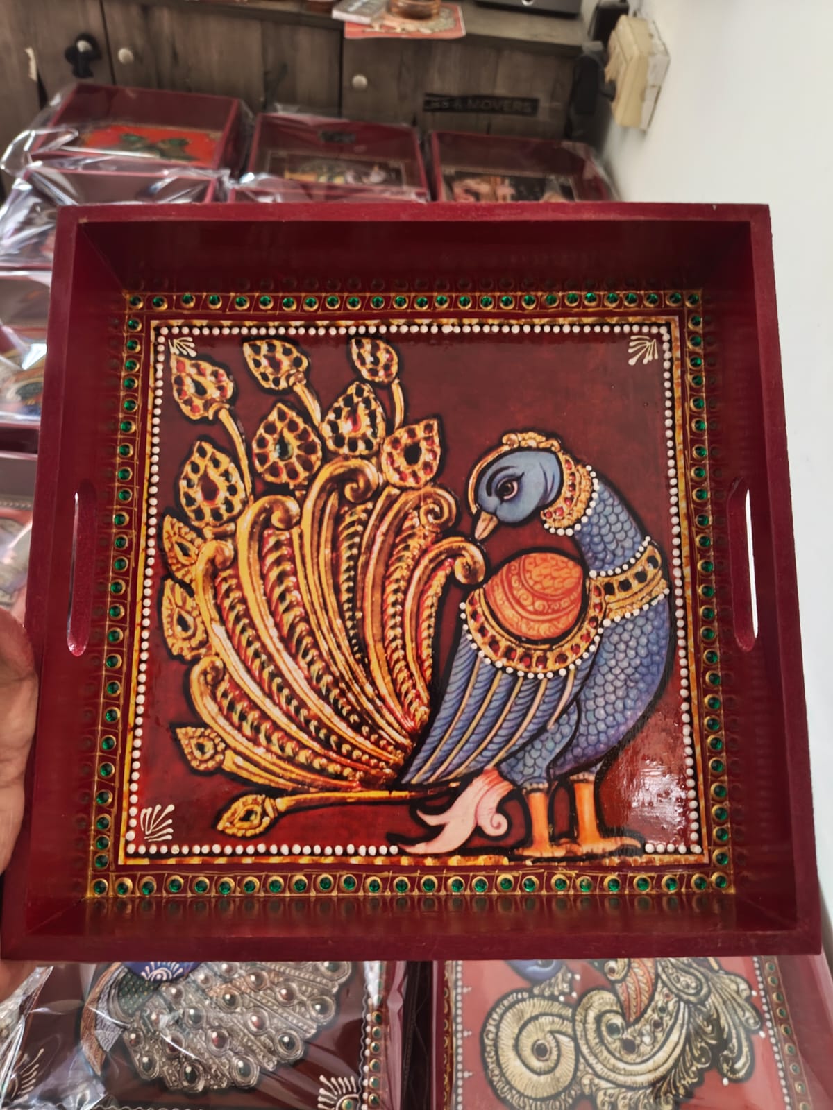 Return gifts - Tray 10x10 - Bird V1
