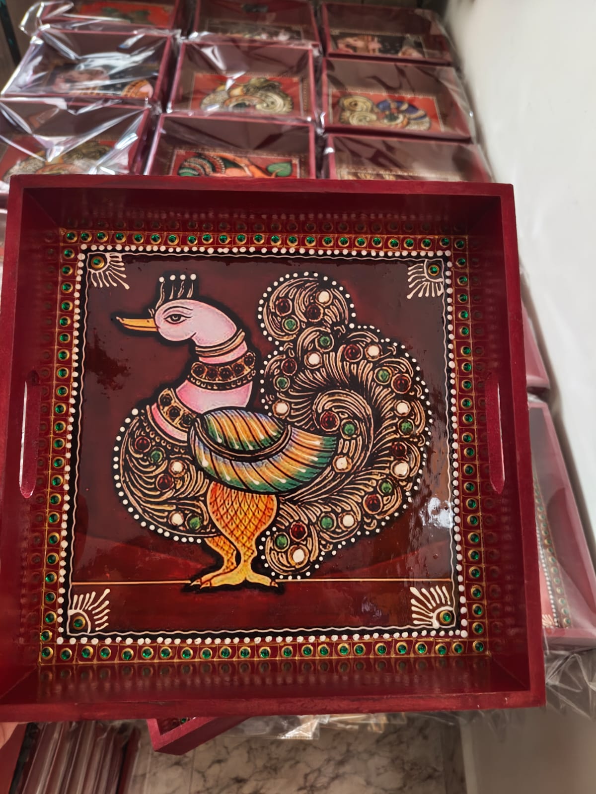 Return gifts - Tray 10x10 - Swan