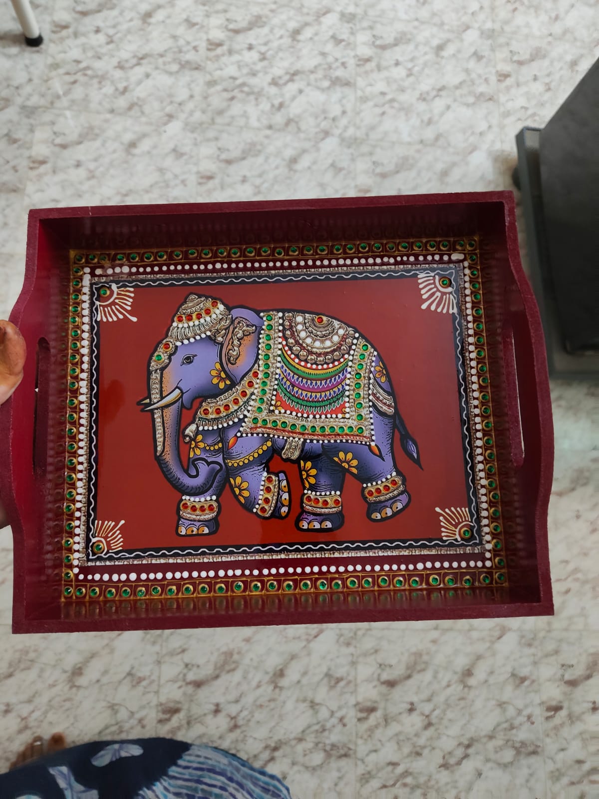 Return gifts - Tray 12X10 - Elephant